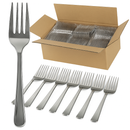 1200x Reusable Plastic Forks Cutlery Bulk BPA Free Extra Strong - Gloss Silver-2