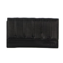 Pierre Cardin Womens Leather Tri-Fold Wallet RFID in Black-3