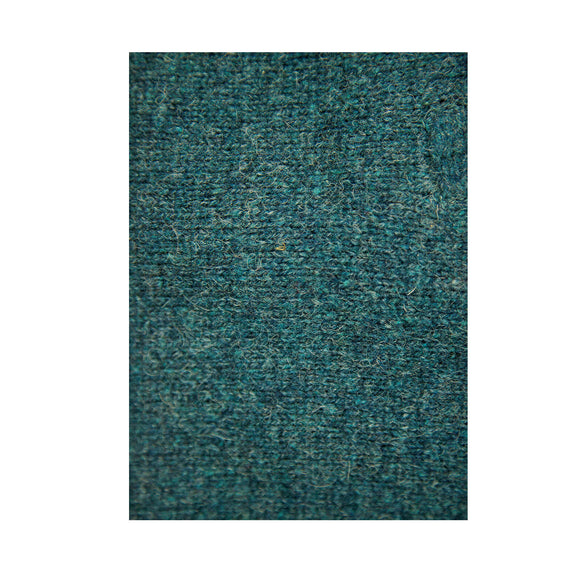 100% SHETLAND RAGG WOOL Half Zip Up Knit JUMPER Pullover Mens Sweater Knitted - Sherwood - S