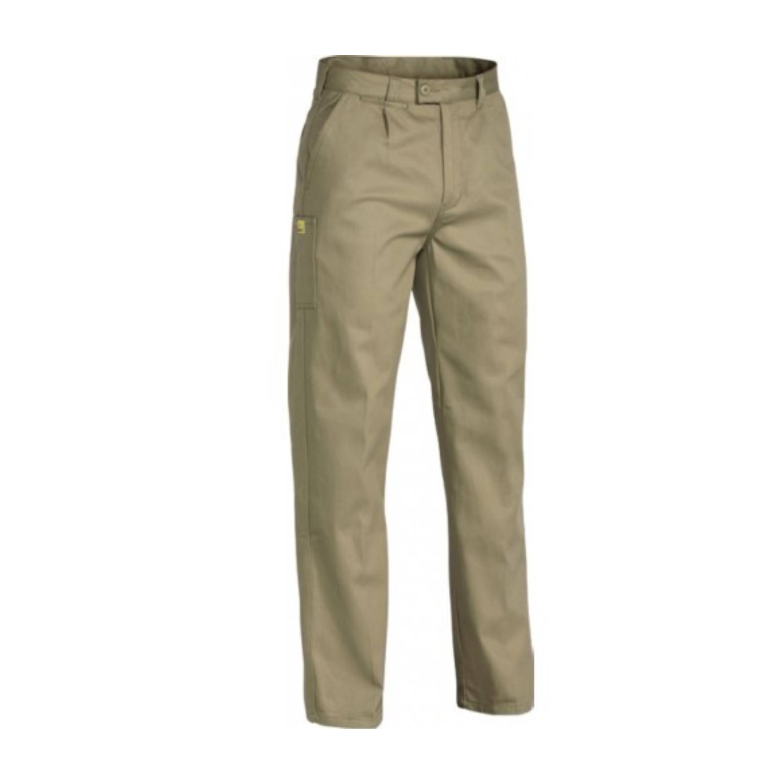 Bisley Mens Insect Protection Drill Work Pants Trousers - Khaki - 82cm - 0