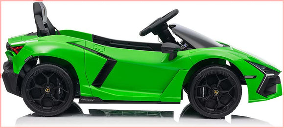 Lamborghini Revuelto Licensed Ride on 12V Remote Control Power Battery Car With Scissor door – Green