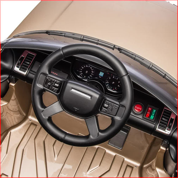 Land Rover Licensed 12V Electric Ride On kids Toy Car – Champagne