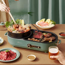 BEAR Multi-functional 2-in-1 Cooking Hot Pot And Griddle Barbecue Machine DKL-C15L1-1