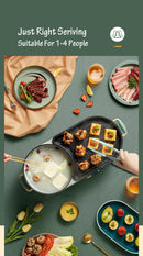 BEAR Multi-functional 2-in-1 Cooking Hot Pot And Griddle Barbecue Machine DKL-C15L1-10