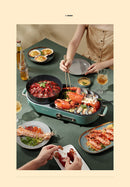 BEAR Multi-functional 2-in-1 Cooking Hot Pot And Griddle Barbecue Machine DKL-C15L1-12