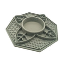 Flower Mandala Slow Feeder Lick Mat Bowl - Sage-1