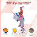 UNICORN Fancy Dress Inflatable Suit -Fan Operated Costume-3