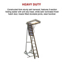 Ash Hardwood Attic Loft Ladder-10