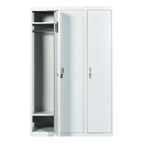 Three-Door Side by Side Office Gym Shed Storage Locker-6