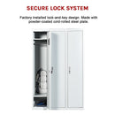 Three-Door Side by Side Office Gym Shed Storage Locker-8