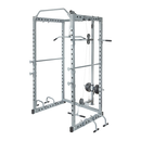 Power Rack Squat Cage Stands w Lat Pulldown Home Gym-8
