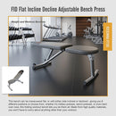 FID Flat Incline Decline Adjustable Bench Press-10