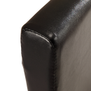 King PU Leather Bed Frame Black-6