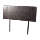 PU Leather Double Bed Headboard Bedhead - Brown-1