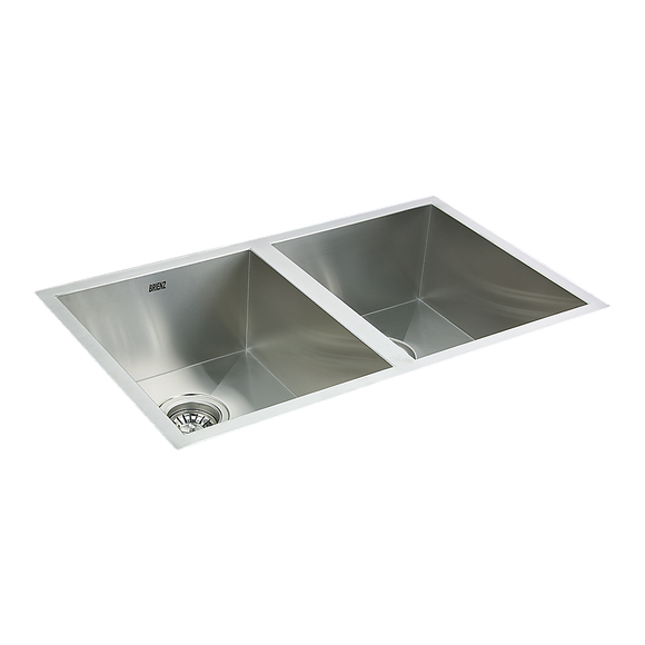 770x450mm Handmade Stainless Steel Undermount / Topmount  Kitchen Sink with Waste