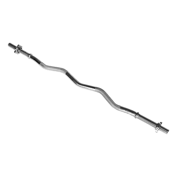 Curl Bar Barbell Heavy Duty EZ with Spinlock Collars