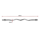Curl Bar Barbell Heavy Duty EZ with Spinlock Collars-10