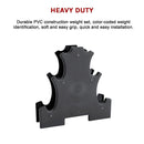 6-Piece Dumbbell Set with Rack-11