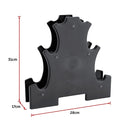 6-Piece Dumbbell Set with Rack-12