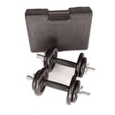 20kg Black Dumbbell Set with Carrying Case-1