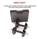 20kg Black Dumbbell Set with Carrying Case-10
