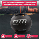 10kg Double-Handled Rubber Medicine Core Ball-9
