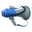 25W Megaphone PA System Loud Speaker Voice Recorder-5