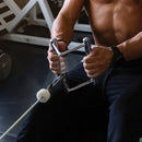 Close Grip Seated Row Handle Bar Triangle Cable Attachment-2