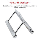 Close Grip Seated Row Handle Bar Triangle Cable Attachment-10