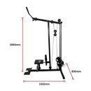 Lat Pulldown Low Row Fitness Machine – Home Gym Strength Trainer-11