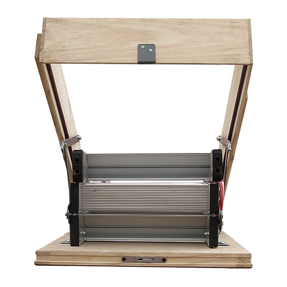 Deluxe Aluminium Attic Loft Ladder - 2700mm to 3050mm