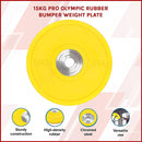 15KG PRO Olympic Rubber Bumper Weight Plate-3
