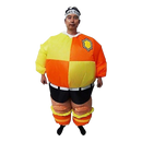 FOOTBALL Fancy Dress Inflatable Suit -Fan Operated Costume-1