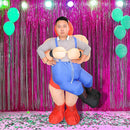 WRESTLER Fancy Dress Inflatable Suit -Fan Operated Costume-2