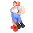 WRESTLER Fancy Dress Inflatable Suit -Fan Operated Costume-1