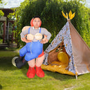 WRESTLER Fancy Dress Inflatable Suit -Fan Operated Costume-5