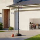 Netball Ring with Stand Portable Pole Height Adjustable-3