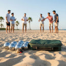Deluxe Boules Bocce 8 Alloy Ball Set-7