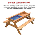 Sand & Water Wooden Picnic Table-10