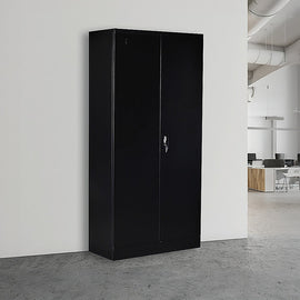 Two-Door Shelf Office Gym Filing Storage Locker Cabinet Safe - 0