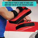 2 x Thai Boxing Punch Focus Pad Mitts Training Hit Strike Shield-8