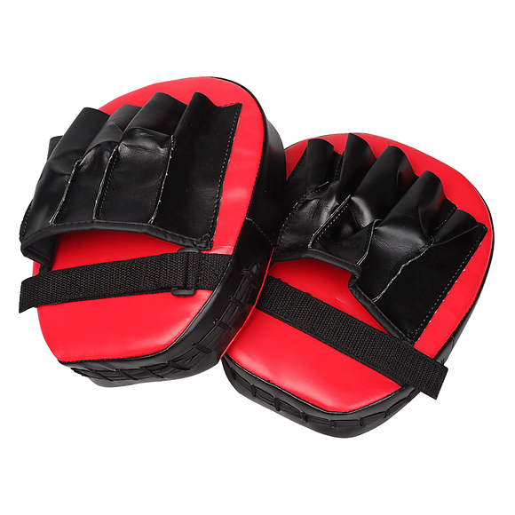 2 x Thai Boxing Punch Focus Gloves Kit Training Red & Black
