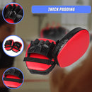 2 x Thai Boxing Punch Focus Gloves Kit Training Red & Black-7