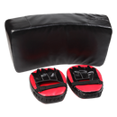 Kicking Boxing Sparring Shield & Punching Pad Mitts Combo-5