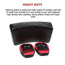 Kicking Boxing Sparring Shield & Punching Pad Mitts Combo-9