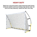 8' x 5' Soccer Football Goal Foot Portable Net Quick Set Up-9