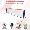 6 Meters Portable Foldable Mini Tennis Net & Post Set-3