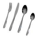 32 Piece Stainless Steel Cutlery Set Knives Fork Spoon Teaspoon-1