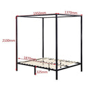 4 Four Poster Double Bed Frame-8