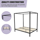 4 Four Poster Queen Bed Frame-7